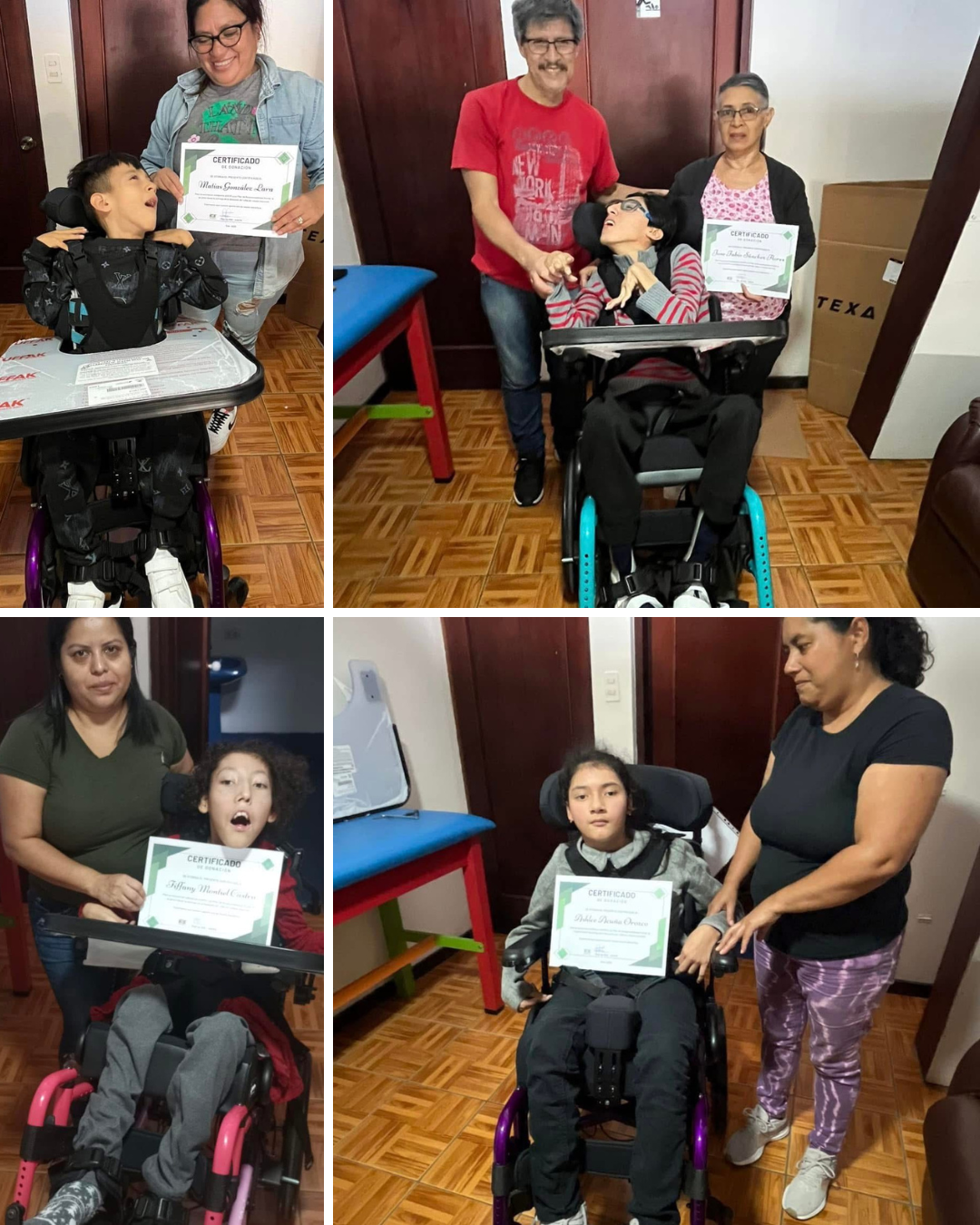 Estudiantes del Centro de Educación Especial la Pitahaya